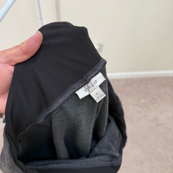 NWOT Style & Co Dark Gray Comfortable and Stylish Flared Pants Size XL - Picture 7 of 9